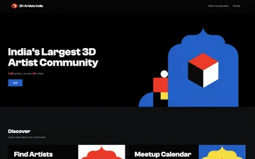 3D Artists India - Community platform for India's CG artists - by Devanshu Tak