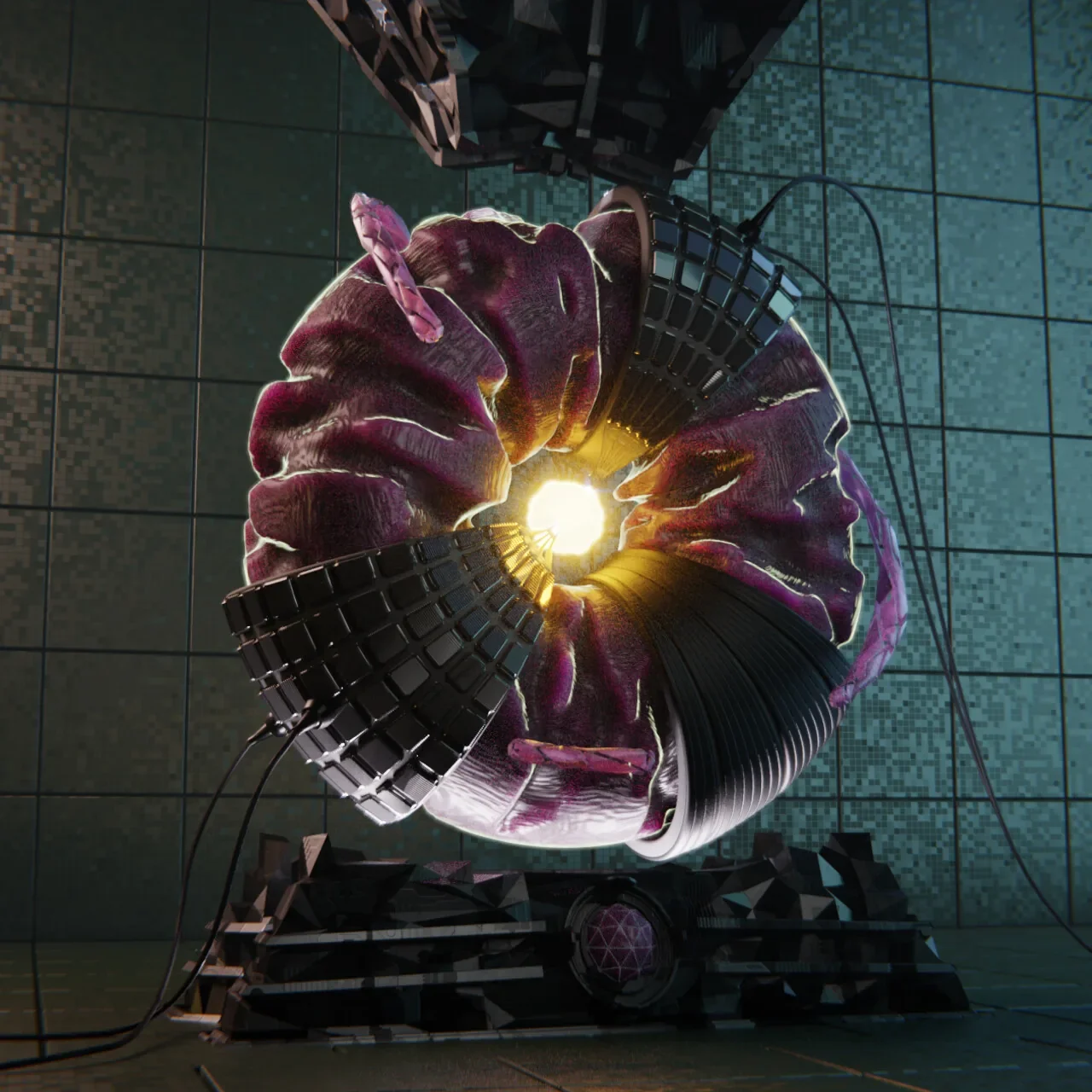 Science Fiction Energy Core Concept